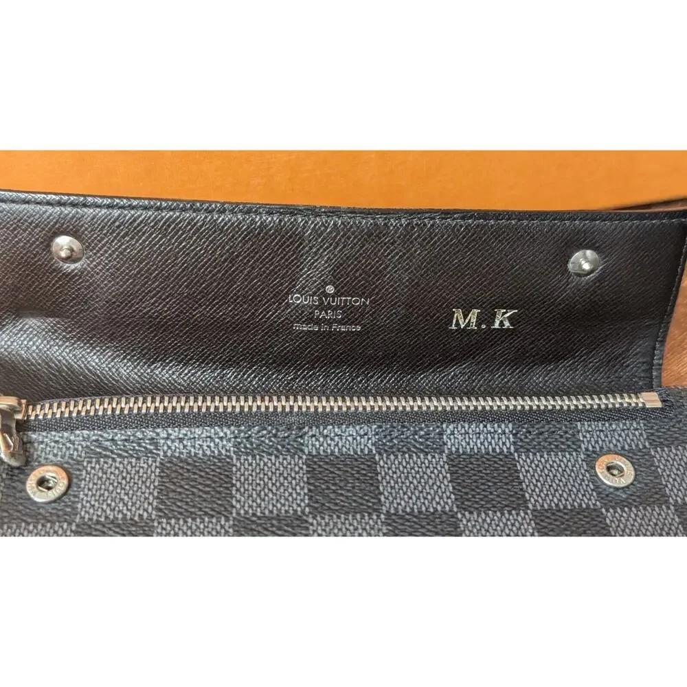 Louis Vuitton LV Damier Graphite Accordion Long Wallet Black‎ - Picture 7 of 16